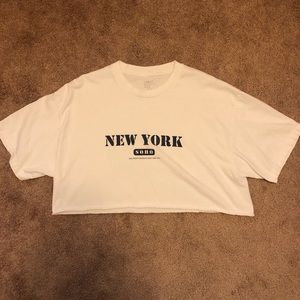 brandy melville cropped tee